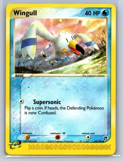 Wingull 84/100 Common Sandstorm Pokemon Near Mint E-Reader - Image 1