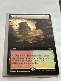 Arid Mesa (FOIL Extended Art) - Modern Horizons 2 - MTG - NM Condition - Image 1