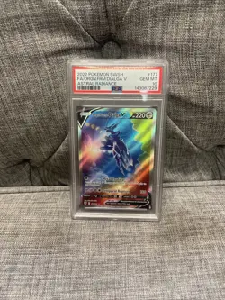 Pokemon TCG Astral Radiance Origin Forme Dialga V 177/189 Full Art Holo PSA 10 - Image 1