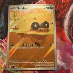 The Pokemon Company Pokemon TCG Sandile 135/086 SV: Black Bolt Reverse Holo EN - Image 2