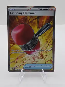 Pitch Black Crushing Hammer 105/084 Ultra Rare Full Art Holo English - Image 1