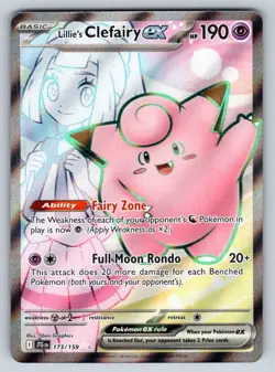 LILLIE'S CLEFAIRY EX 173 JOURNEY TOGETHER HOLO - Image 1