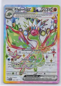 Flygon ex 222/191 Ultra Rare Surging Sparks Pokemon Holo Near Mint - Image 1