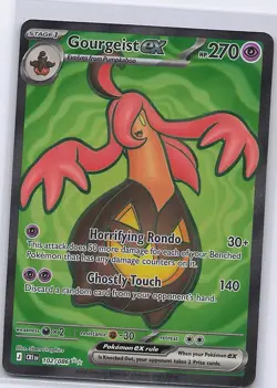 Gourgeist ex 102/086 Ultra Rare Chaos Rising Pokemon Holo Near Mint - Image 1