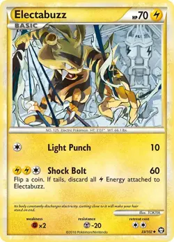 Pokemon - Electabuzz - [TM - 33/102 Lightly Played] - Image 1