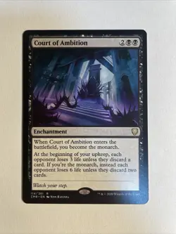 1x Mtg Commander Legends Court Of Ambition NM/M Magic The Gathering - Image 1