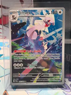 Silvally 095/084 Illustration Rare Pokemon TCG Pitch Black IR Full Art NM ME05 - Image 2