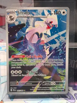 Silvally 095/084 Illustration Rare Pokemon TCG Pitch Black IR Full Art NM ME05 - Image 4
