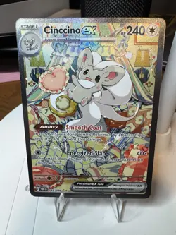 Pokemon TCG Chaos Rising Cinccino ex 119/086 SIR NM🔥PACK FRESH - Image 1