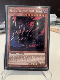 YuGiOh Red-Eyes Alternative Black Dragon Secret Rare TN19-EN005 - Image 1