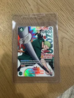One Piece x Round 1 - Zoro PRB02 -006 Promo - ENGLISH - NM - Image 1