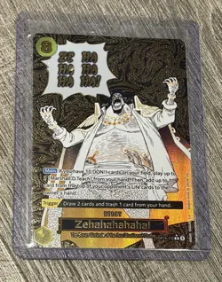 Zehahahahaha! (Alternate Art) OP16-116 The Time of Battle Foil One Piece Teach - Image 1