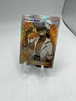 Professor Kukui (Full Art) 148/149 Sun & Moon Base Set Ultra Rare Pokemon TCG - Image 1