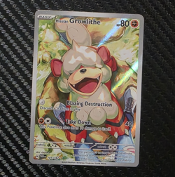 The Pokemon Company Pokemon TCG SV06 Hisuian Growlithe 181/167 IR Holo Full Art - Image 1