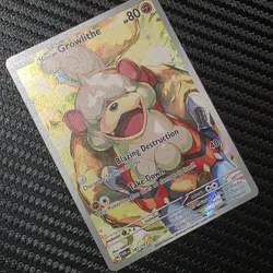 The Pokemon Company Pokemon TCG SV06 Hisuian Growlithe 181/167 IR Holo Full Art - Image 3