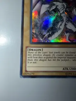 Yu-Gi-Oh! Alexandrite Dragon Super Rare Unlimited Card PHSW-EN000 - Image 2