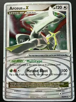 Pokemon TCG Arceus LV.X Holo Rare Card 95/99 - MP - Image 1