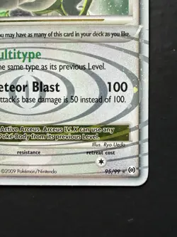 Pokemon TCG Arceus LV.X Holo Rare Card 95/99 - MP - Image 4
