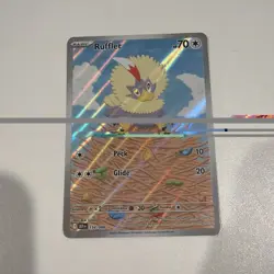 Rufflet 154/086 SV: Black Bolt Illustration Rare Pokemon Card NM - Image 1