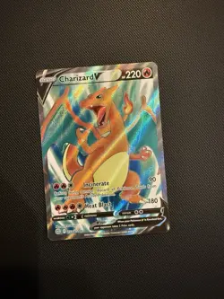 Pokemon TCG Charizard v Brilliant Stars Holo Ultra Rare Card 153/172 - Image 1