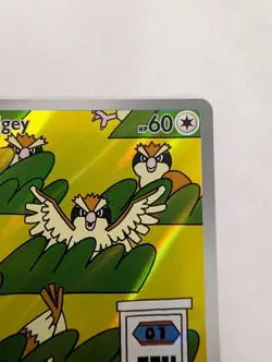Pokemon TCG Pidgey Obsidian Flames IR Illustration Rare Card 207/197 Mint - Image 3