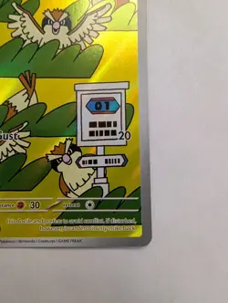 Pokemon TCG Pidgey Obsidian Flames IR Illustration Rare Card 207/197 Mint - Image 5