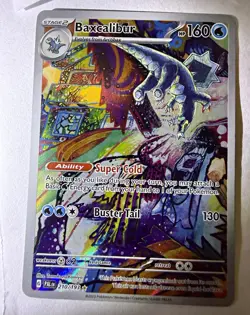 Pokemon Card: Baxcalibur 210/193 Paldea Evolved Illus Rare Holo EN 2023 - Image 1