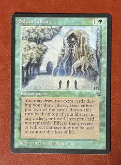 Sylvan Library Legends MTG Card English Edition - Image 1