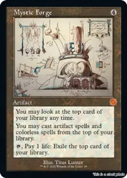 Mystic Forge (Schematic) [BRR - 99] Foil NM - Image 1