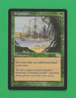 1998 Magic the Gathering - Exploration - Urza's Saga MTG - Image 1
