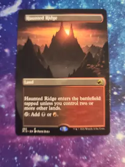 Haunted Ridge [Borderless Non-Foil] - NM - Innistrad Midnight Hunt MTG - Image 1