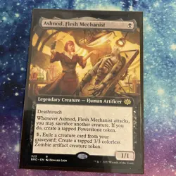 x1 Ashnod, Flesh Mechanist - Extended Art R MTG The Brothers' War M/NM, English - Image 1