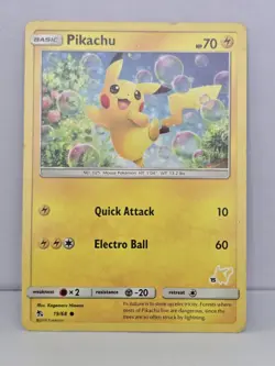 Pikachu - 19/68 (#2 Pikachu Stamped) Battle Academy 019/068 Promo LP Pokemon - Image 1