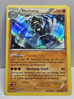 Machamp Holo Rare Holo XY - Furious Fists 46/111 Pokemon TCG LP Pokemon Nintendo - Image 1