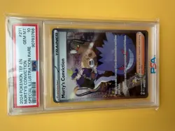 2024 Pokemon TEF EN Morty's Conviction SIR Holo GEM MT PSA 10 - Image 1