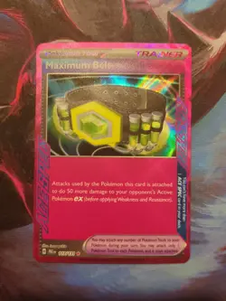 Pokemon TCG: Prismatic Evolutions - Maximum Belt ACE SPEC Rare - 117/131 - Image 1