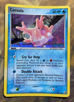Corsola Reverse Holo Inverted EX Unseen Forces 37/115 Pokemon #3472 - Image 1
