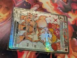 Arcanine ex 224/198 Hyper Texture Near Mint Secret Rare Scarlet Violet Pokemon - Image 2