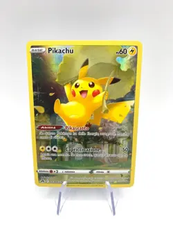 Pokemon Pikachu GG30/GG70 Ultra Rare Crown Zenith Galarian Gallery Holo Full Art - Image 1