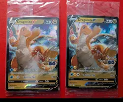 4x Pokemon TCG Dragonite v Sealed Black Star Promo Holo SWSH235 - Image 2