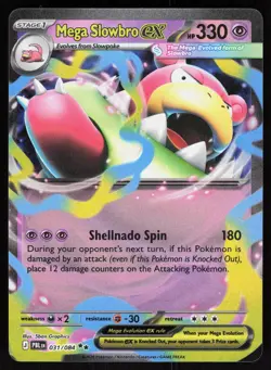 Mega Slowbro ex 031/084 Pitch Black Holo Near Mint 5ban Graphics Pokemon TCG - Image 1
