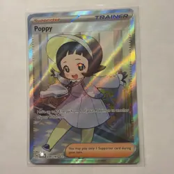 Pokemon Poppy 220/197 Obsidian Flames Full Art Ultra Rare Trainer NM - Image 1