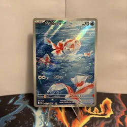 Pokemon TCG Goldeen 087/084 Illustration Rare IR Pitch Black M/NM - Image 1