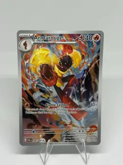 Pokemon TCG Armarouge Pitch Black Illustration Rare 86/84 Full Art Holo - Image 1