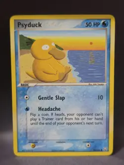 Pokemon TCG Psyduck EX Team Rocket Returns 70/109 2004 NM-LP - Image 1