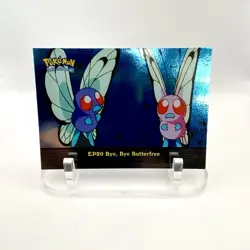 Ep. 20 Bye Bye Butterfree Topps Blue Logo Foil LP Pokemon Vintage Single - Image 1