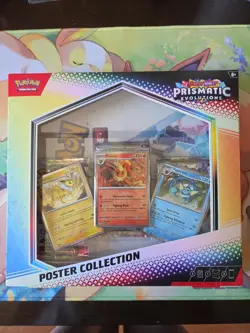 Pokemon TCG SV8.5 Prismatic Evolutions Poster Collection Box Factory Sealed - Image 1