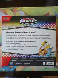 Pokemon TCG SV8.5 Prismatic Evolutions Poster Collection Box Factory Sealed - Image 2