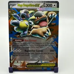 Pokemon TCG Mega Kangaskhan EX 104/132 Me01: Mega Evolution Double Rare NM - Image 1