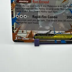 Pokemon TCG Mega Kangaskhan EX 104/132 Me01: Mega Evolution Double Rare NM - Image 3